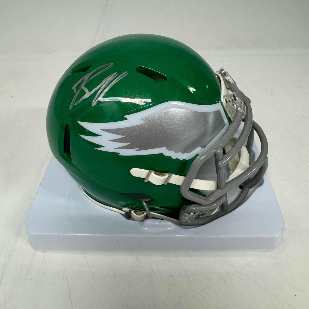 autographed-signed-brandon-graham-philadelphia-eagles-kelly-green-mini-football-helmet-beckett-bas-coa