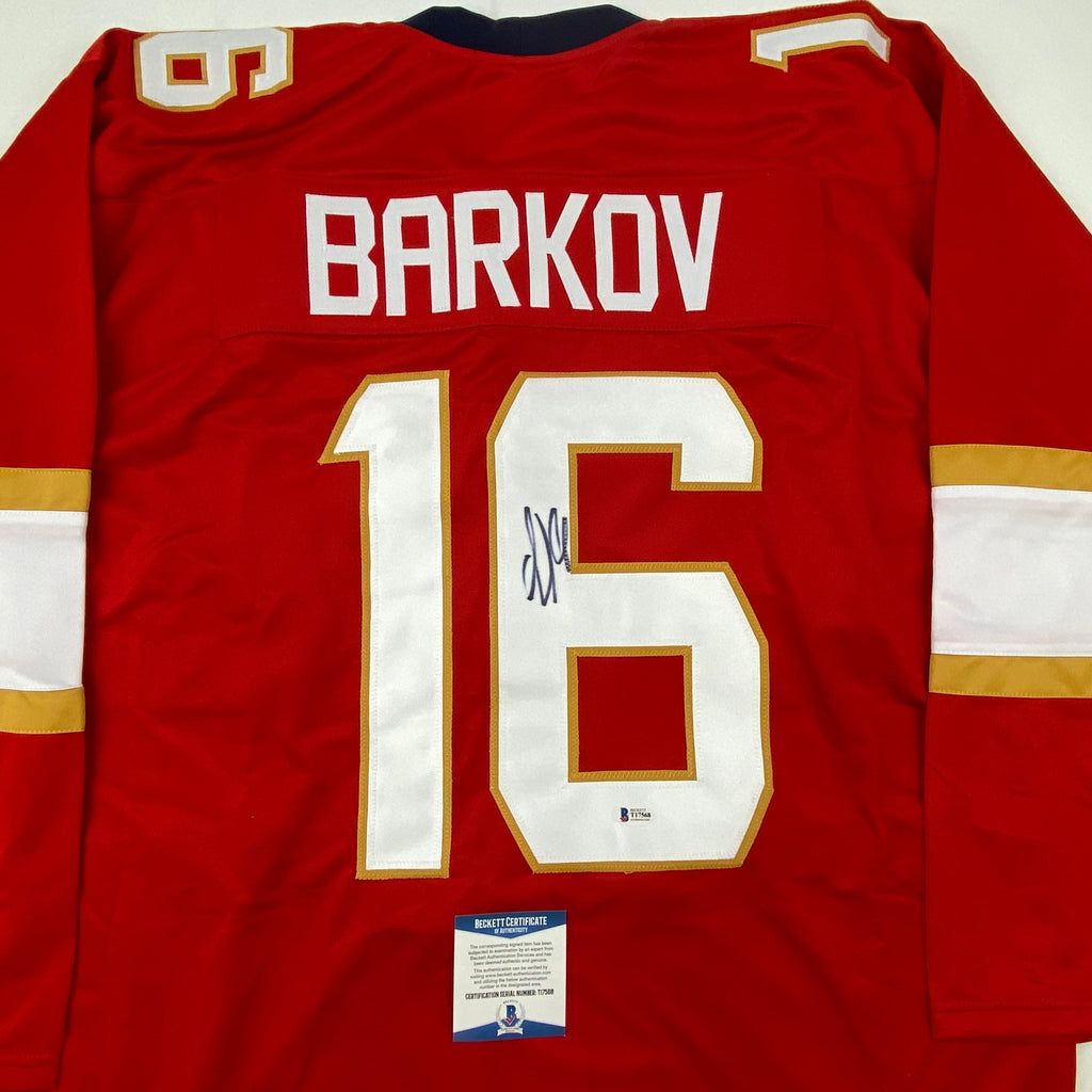autographed-signed-aleksander-barkov-florida-red-hockey-jersey-beckett-bas-coa