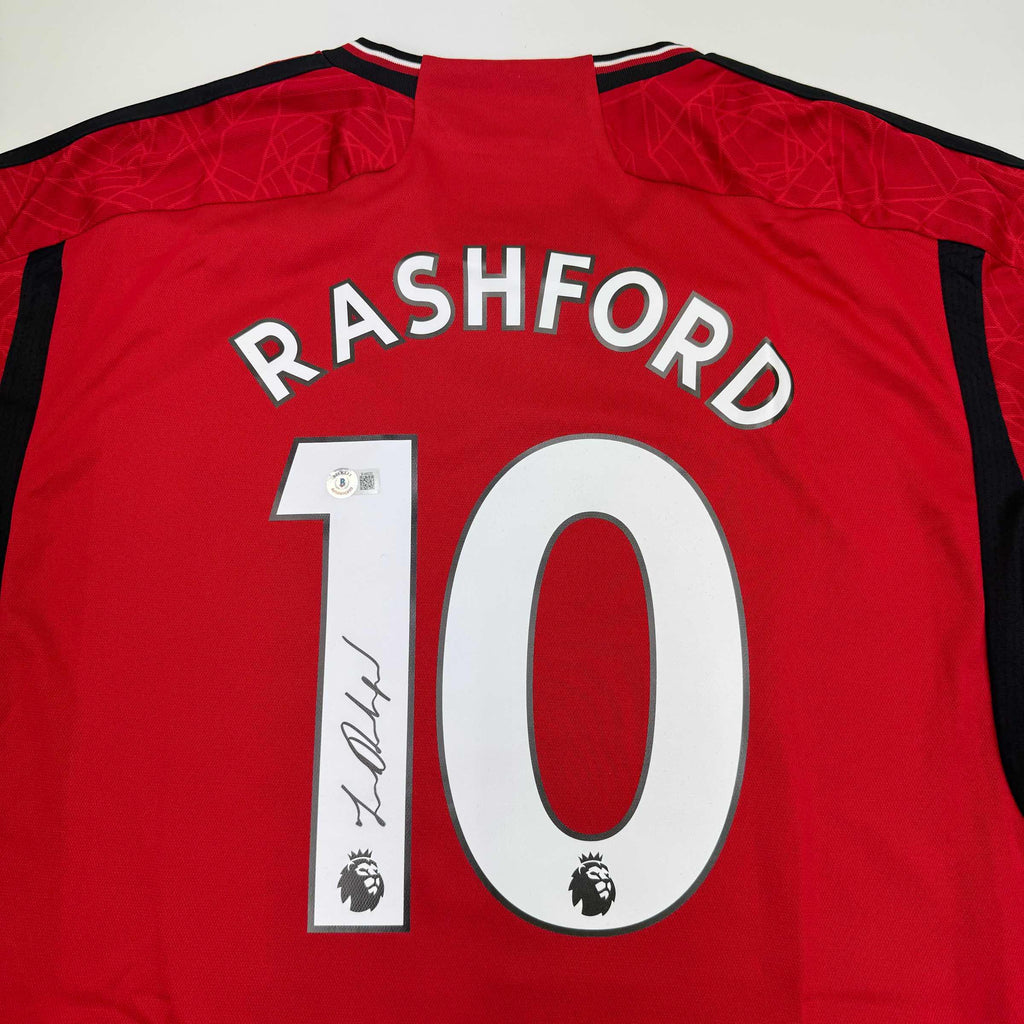 autographed-signed-marcus-rashford-manchester-united-red-soccer-jersey-beckett-bas-coa