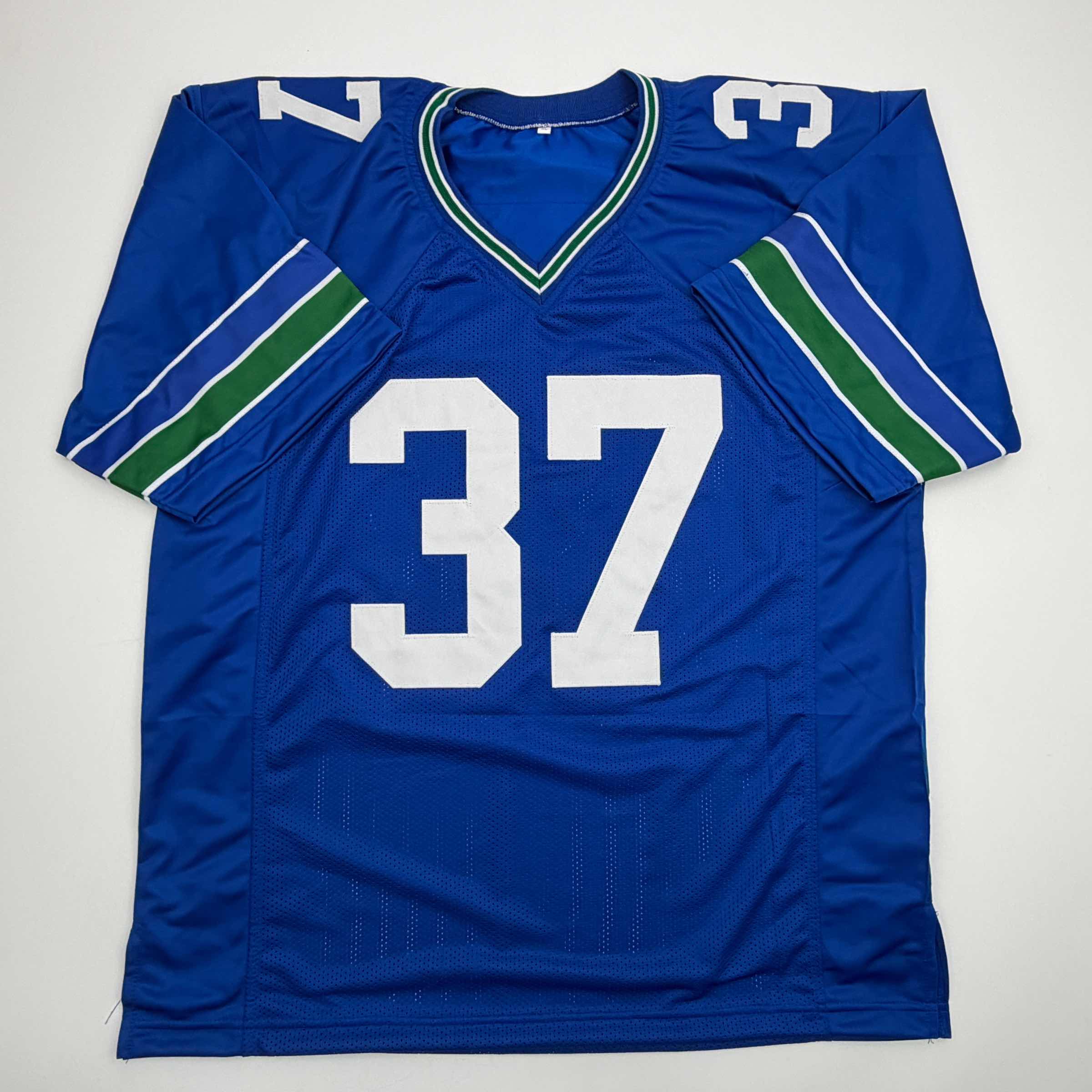 autographed-signed-shaun-alexander-seattle-blue-football-jersey-beckett-bas-coa