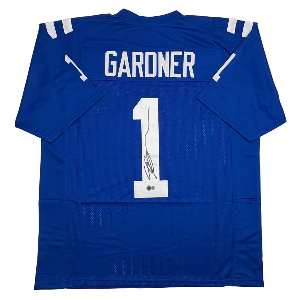 autographed-signed-ahmad-sauce-gardner-indianapolis-blue-football-jersey-beckett-bas-coa