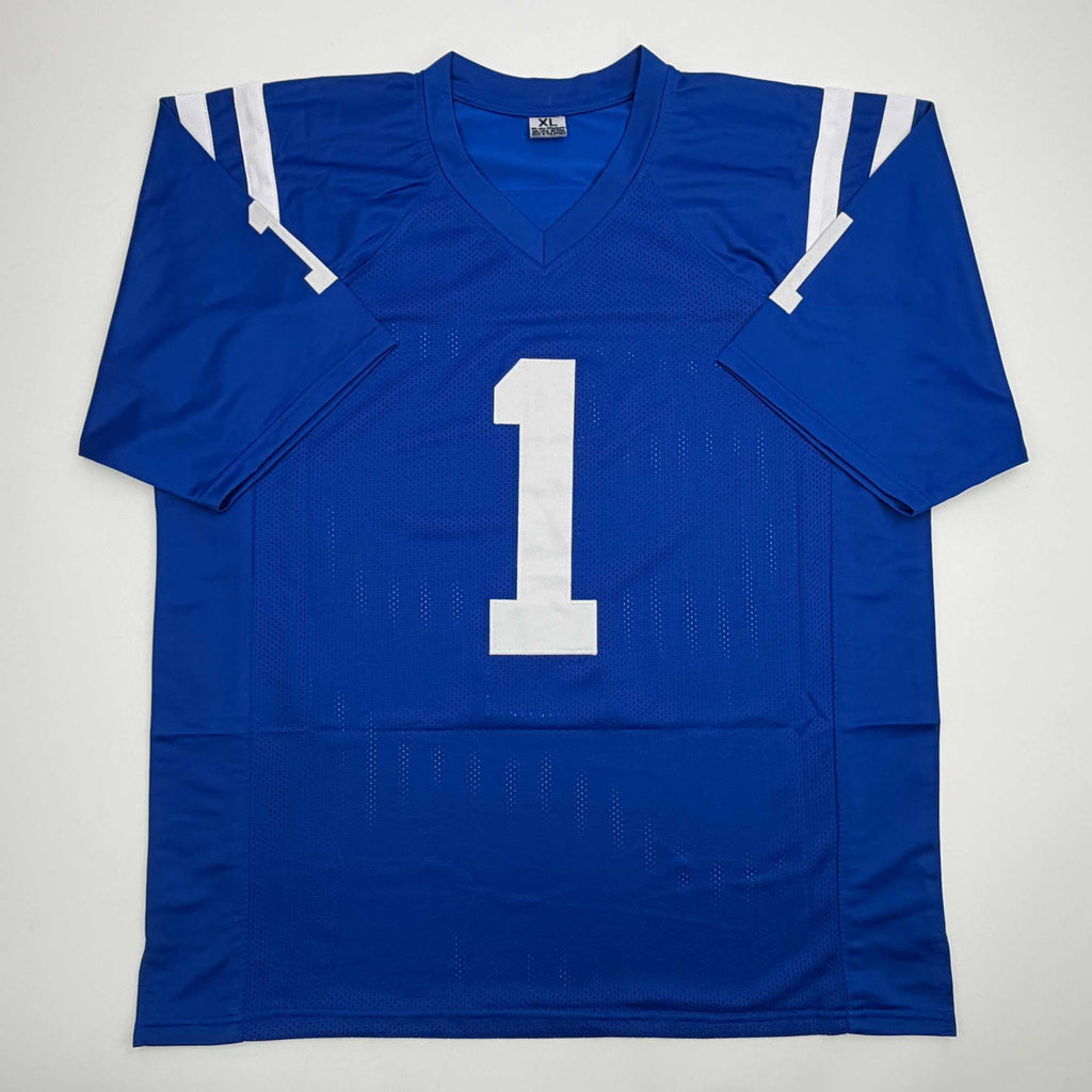 autographed-signed-ahmad-sauce-gardner-indianapolis-blue-football-jersey-beckett-bas-coa