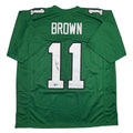 autographed-signed-aj-a-j-brown-philadelphia-kelly-green-football-jersey-beckett-bas-coa
