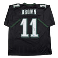 autographed-signed-aj-a-j-brown-philadelphia-black-football-jersey-beckett-bas-coa