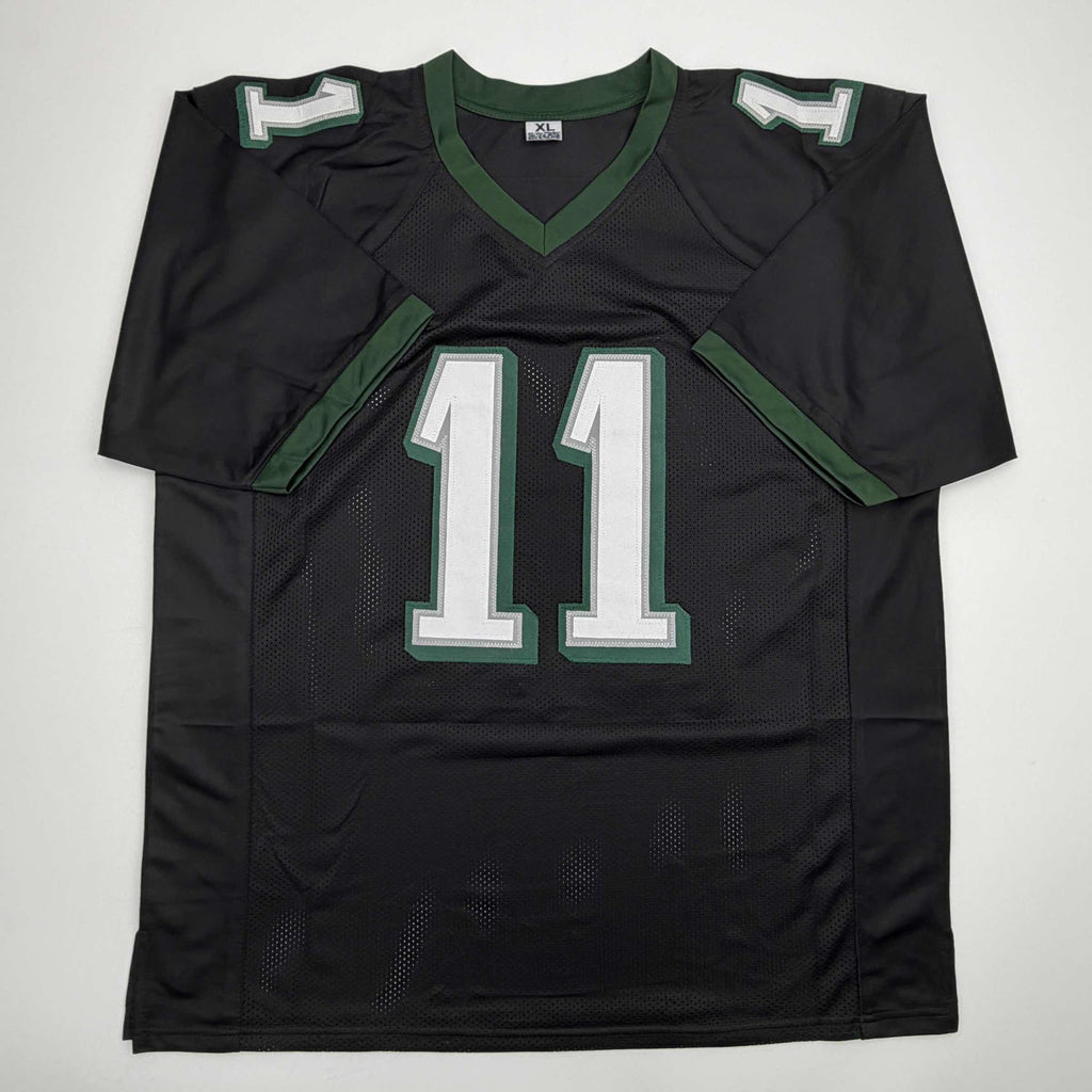 autographed-signed-aj-a-j-brown-philadelphia-black-football-jersey-beckett-bas-coa