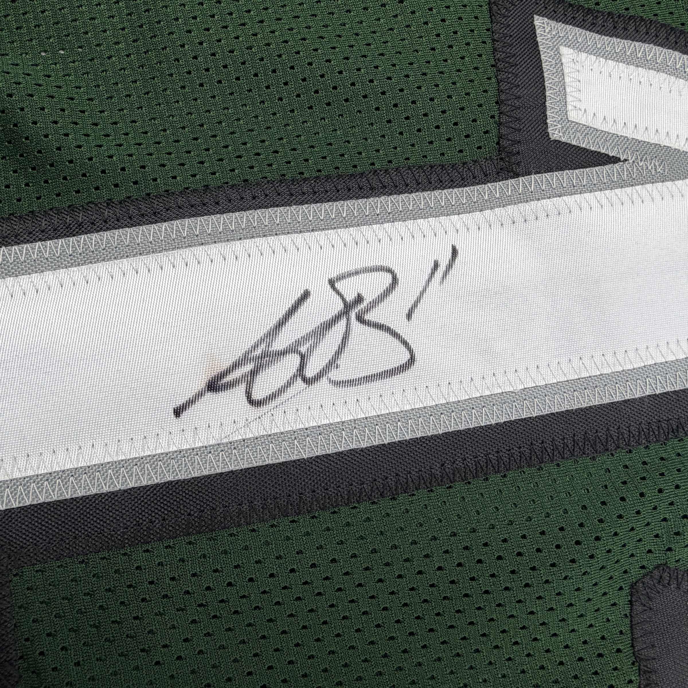 autographed-signed-aj-a-j-brown-philadelphia-green-football-jersey-beckett-bas-coa