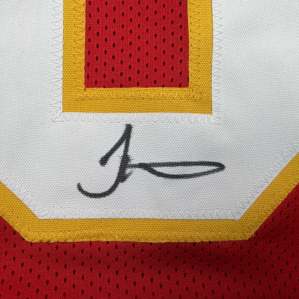 autographed-signed-tyreek-hill-kansas-city-red-football-jersey-beckett-bas-coa