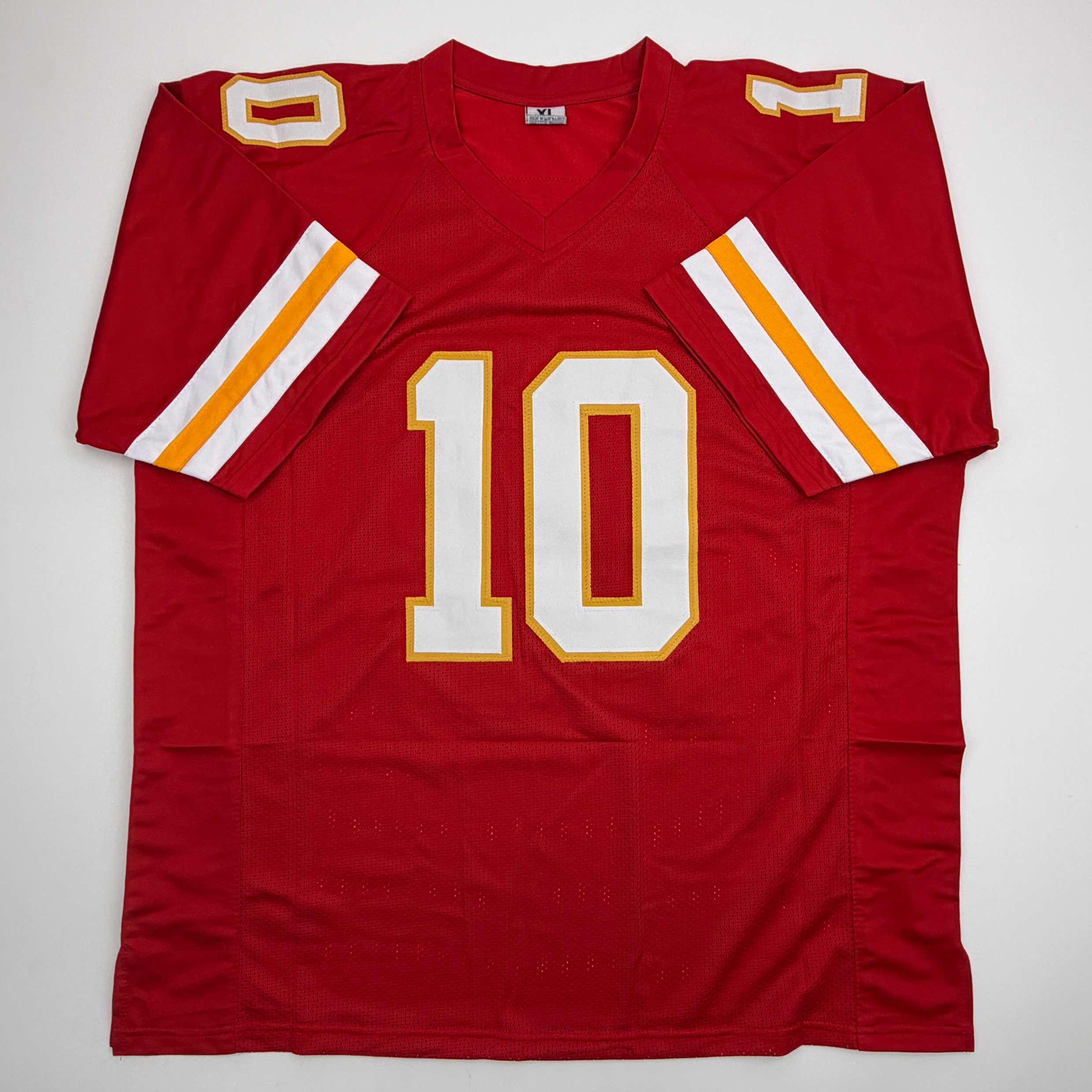 autographed-signed-tyreek-hill-kansas-city-red-football-jersey-beckett-bas-coa