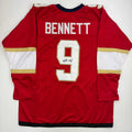 autographed-signed-sam-bennett-florida-red-hockey-jersey-jsa-coa