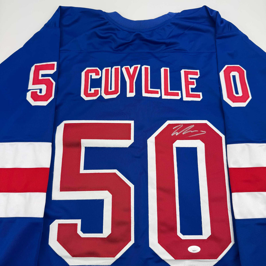 autographed-signed-will-cuylle-new-york-blue-hockey-jersey-jsa-coa