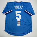 autographed-signed-george-brett-kansas-city-blue-baseball-jersey-jsa-coa
