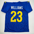 autographed-signed-kyren-williams-los-angeles-la-blue-football-jersey-beckett-bas-coa-2