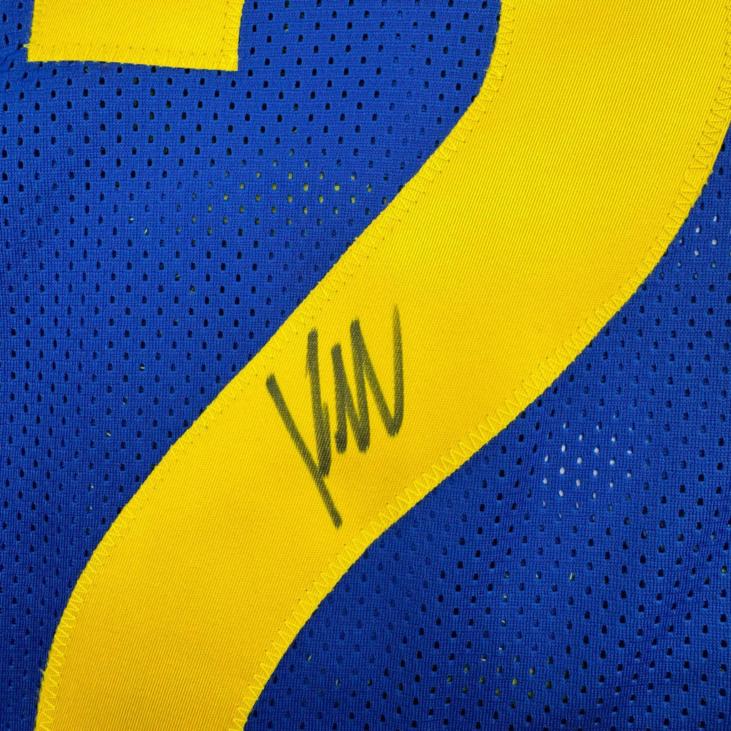 autographed-signed-kyren-williams-los-angeles-la-blue-football-jersey-beckett-bas-coa-2