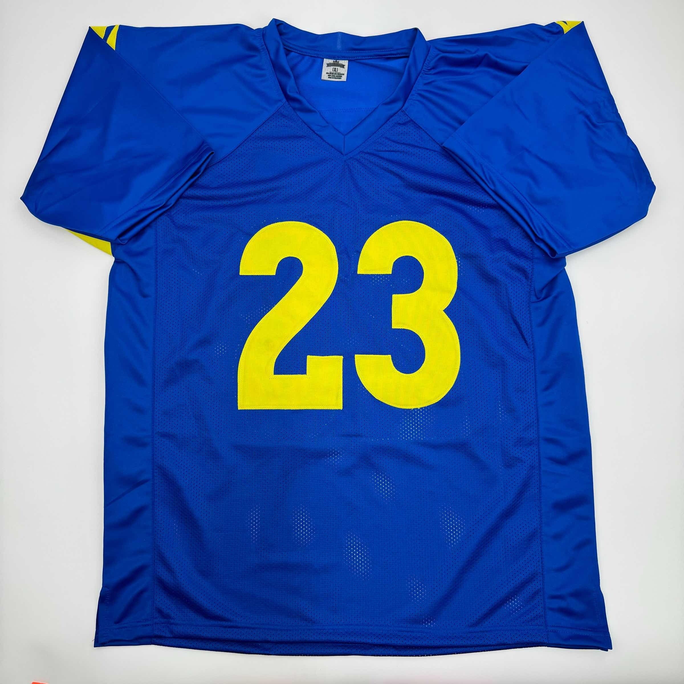 autographed-signed-kyren-williams-los-angeles-la-blue-football-jersey-beckett-bas-coa-2