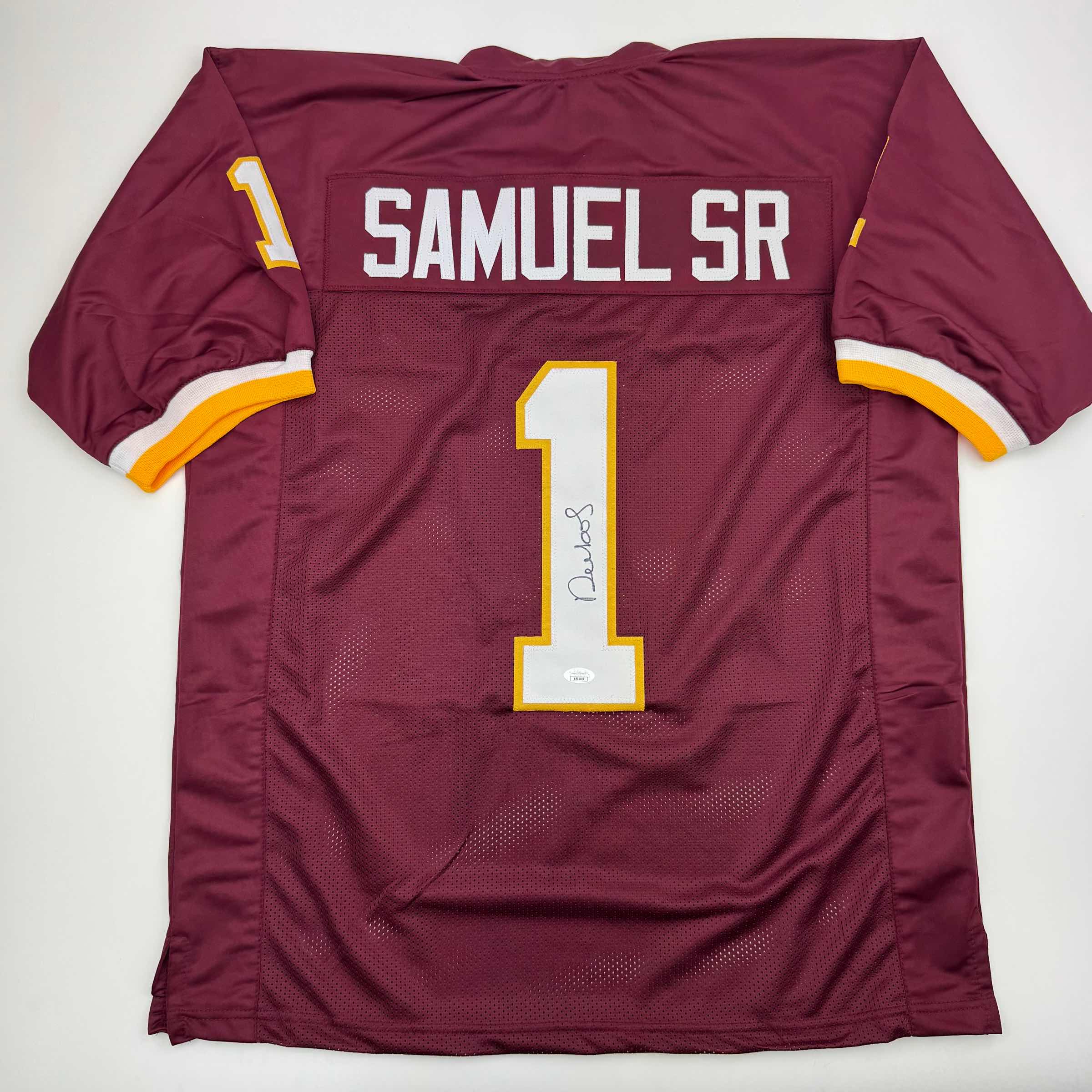 autographed-signed-deebo-samuel-washington-burgundy-football-jersey-jsa-coa