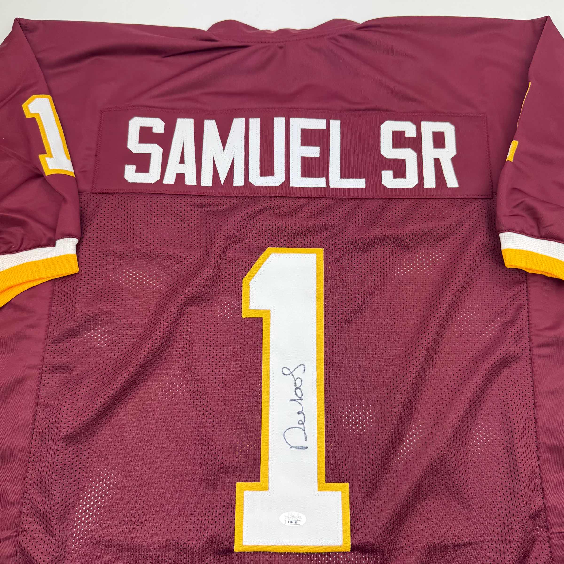 autographed-signed-deebo-samuel-washington-burgundy-football-jersey-jsa-coa