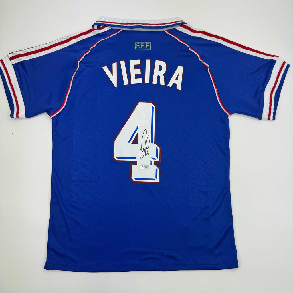 autographed-signed-patrick-vieira-france-french-national-team-blue-soccer-jersey-beckett-bas-coa