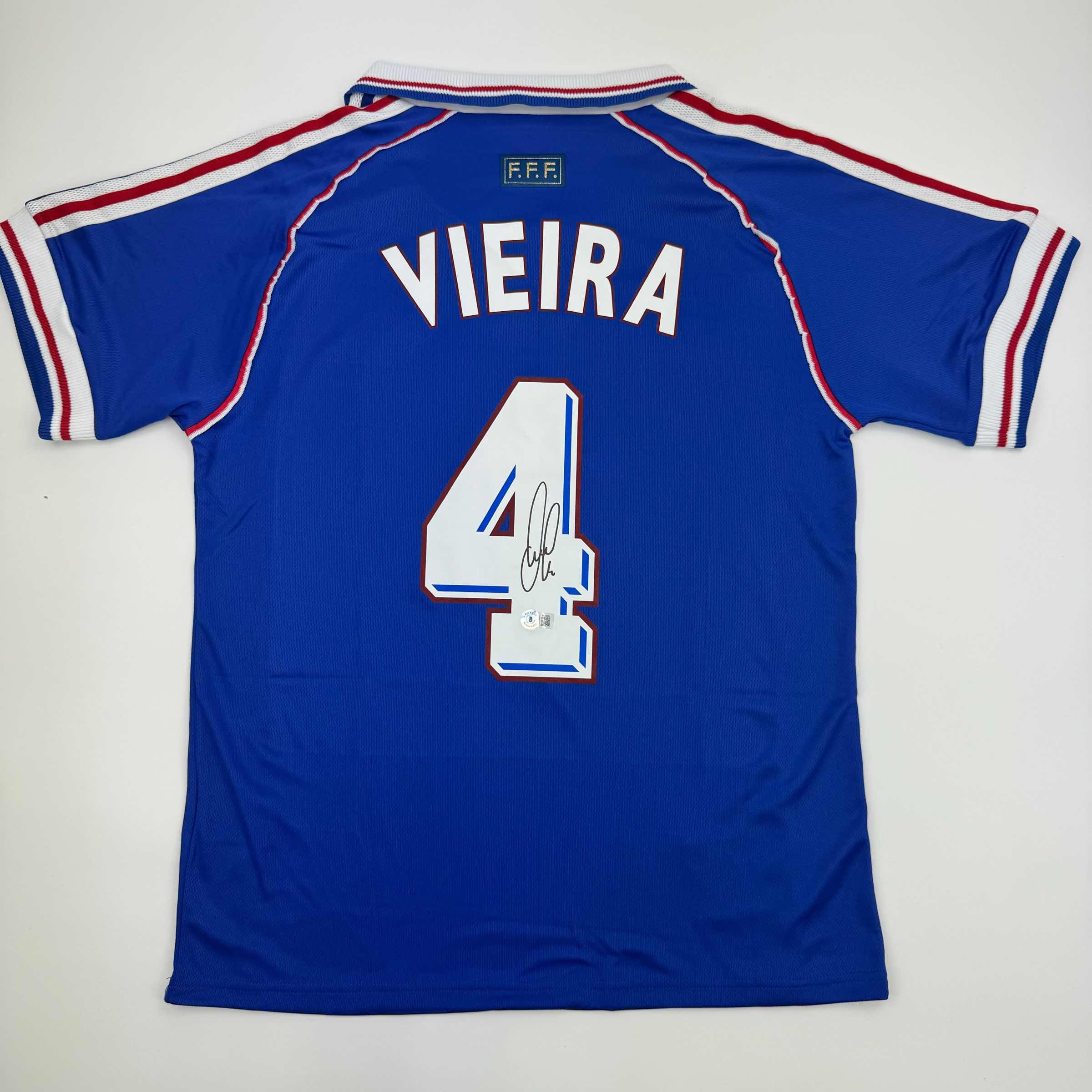 autographed-signed-patrick-vieira-france-french-national-team-blue-soccer-jersey-beckett-bas-coa