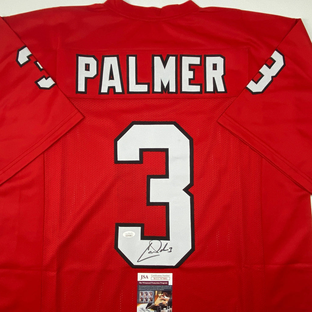 autographed-signed-carson-palmer-arizona-red-football-jersey-jsa-coa