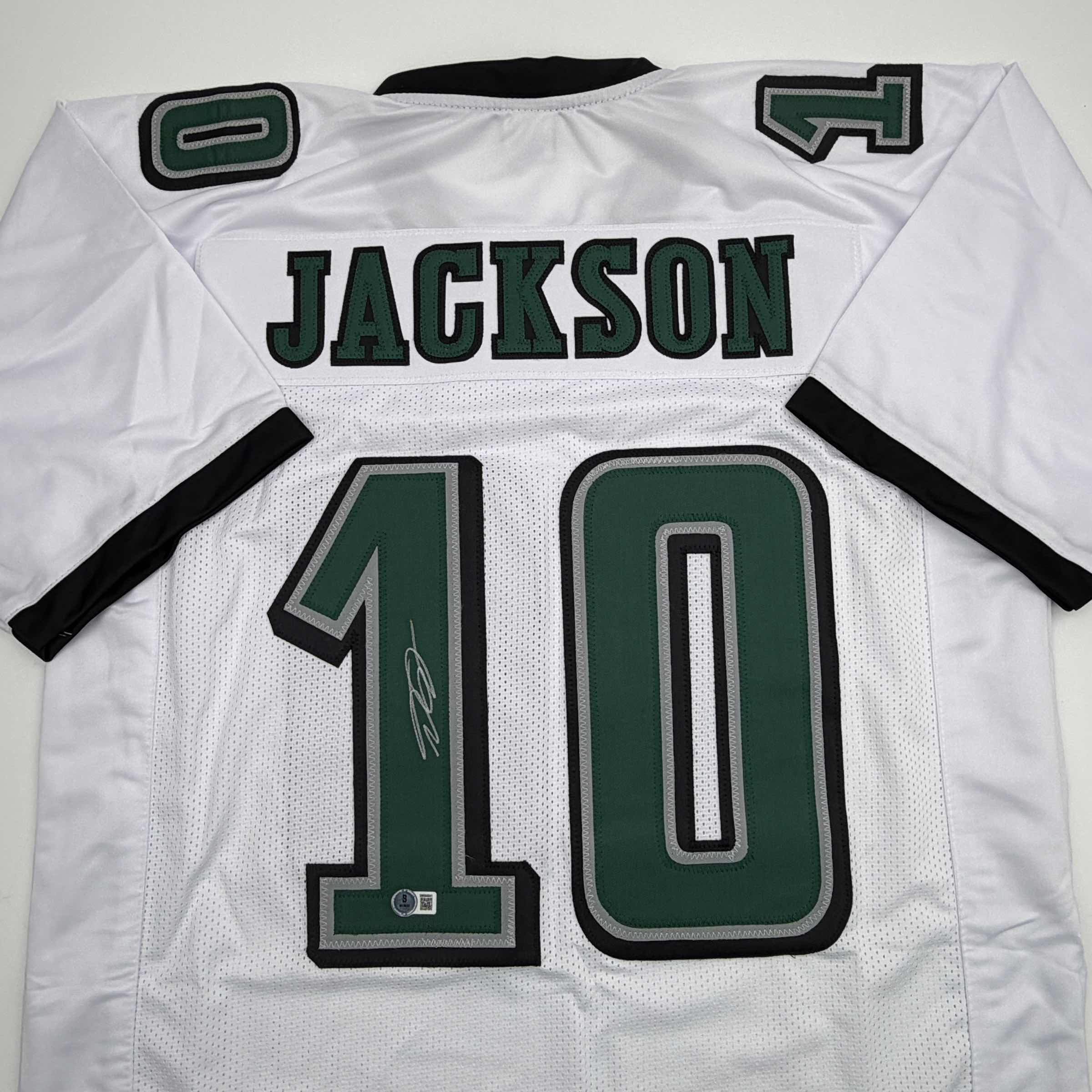 autographed-signed-desean-jackson-philadelphia-white-football-jersey-beckett-bas-coa
