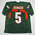 autographed-signed-andre-johnson-miami-green-college-football-jersey-jsa-coa