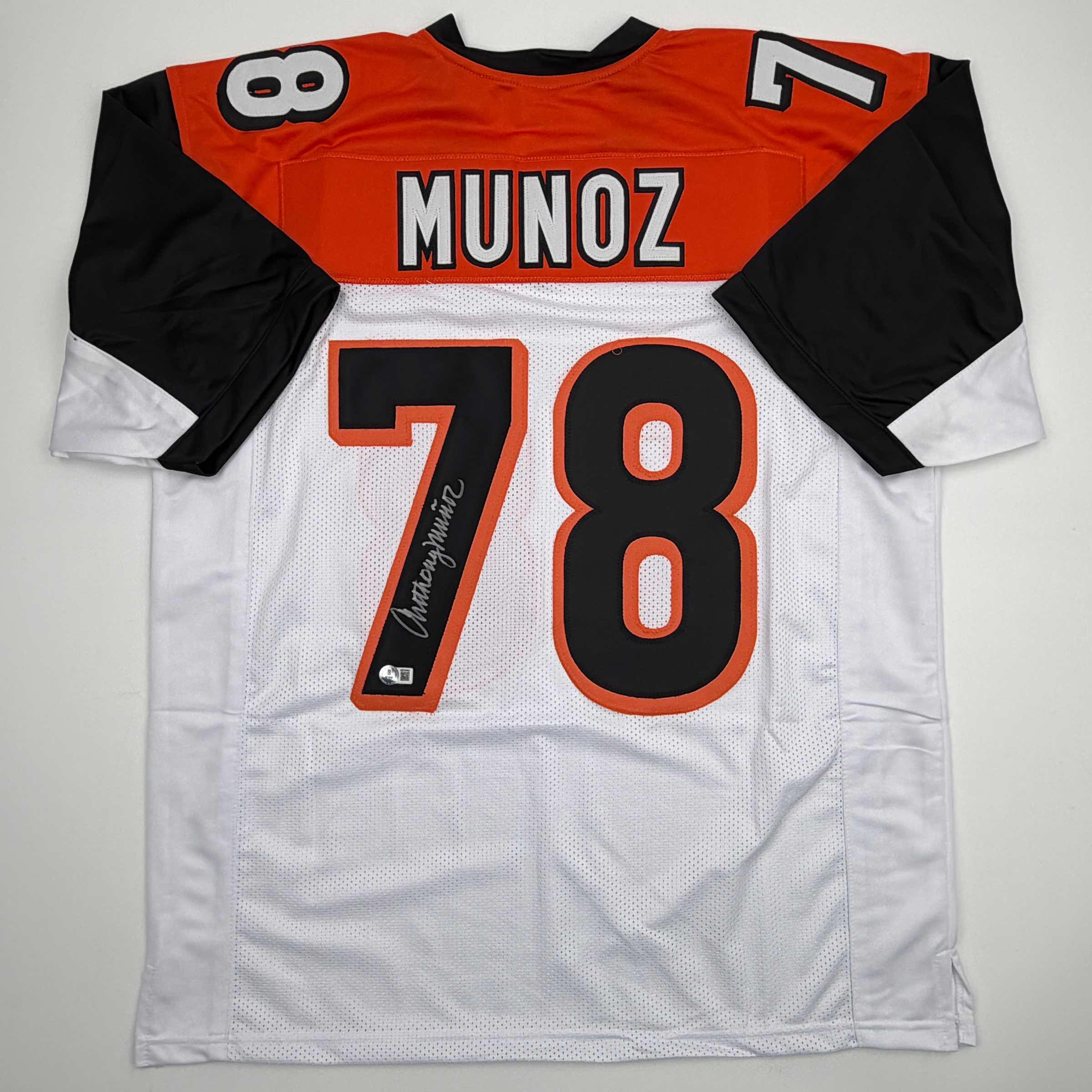 autographed-signed-anthony-munoz-cincinnati-white-football-jersey-beckett-bas-coa