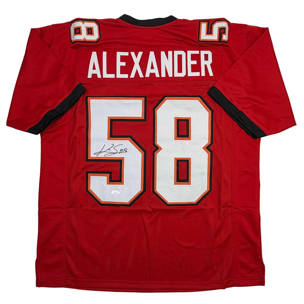 autographed-signed-kwon-alexander-tampa-bay-red-football-jersey-jsa-coa