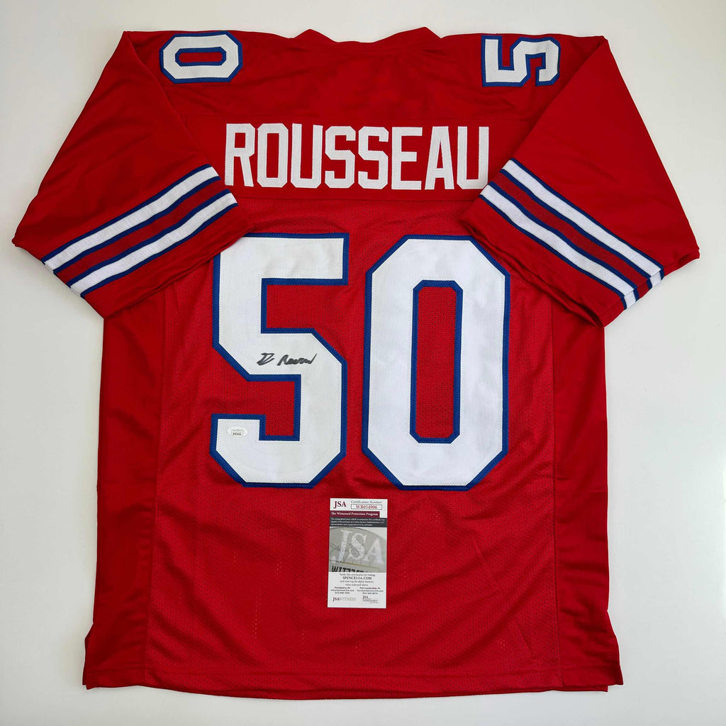 autographed-signed-greg-rousseau-buffalo-red-football-jersey-jsa-coa