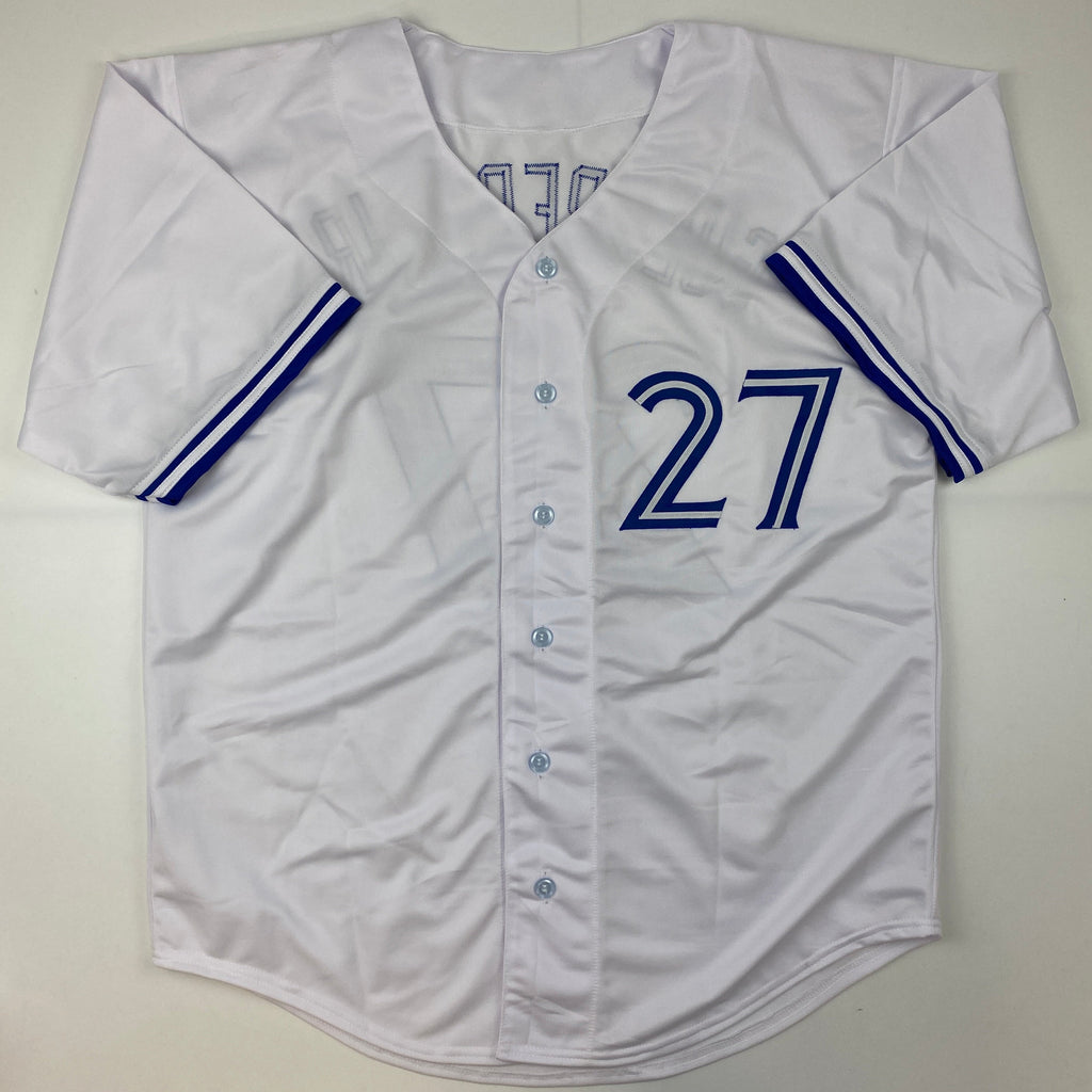 autographed-signed-vladimir-vlad-guerrero-jr-toronto-white-baseball-jersey-jsa-coa