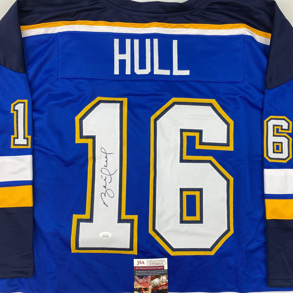 autographed-signed-brett-hull-st-louis-blue-white-numbers-hockey-jersey-jsa-coa