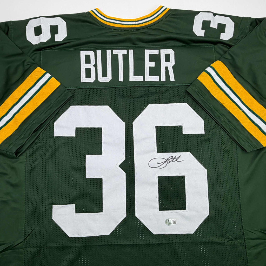 autographed-signed-leroy-butler-green-bay-green-football-jersey-beckett-bas-coa