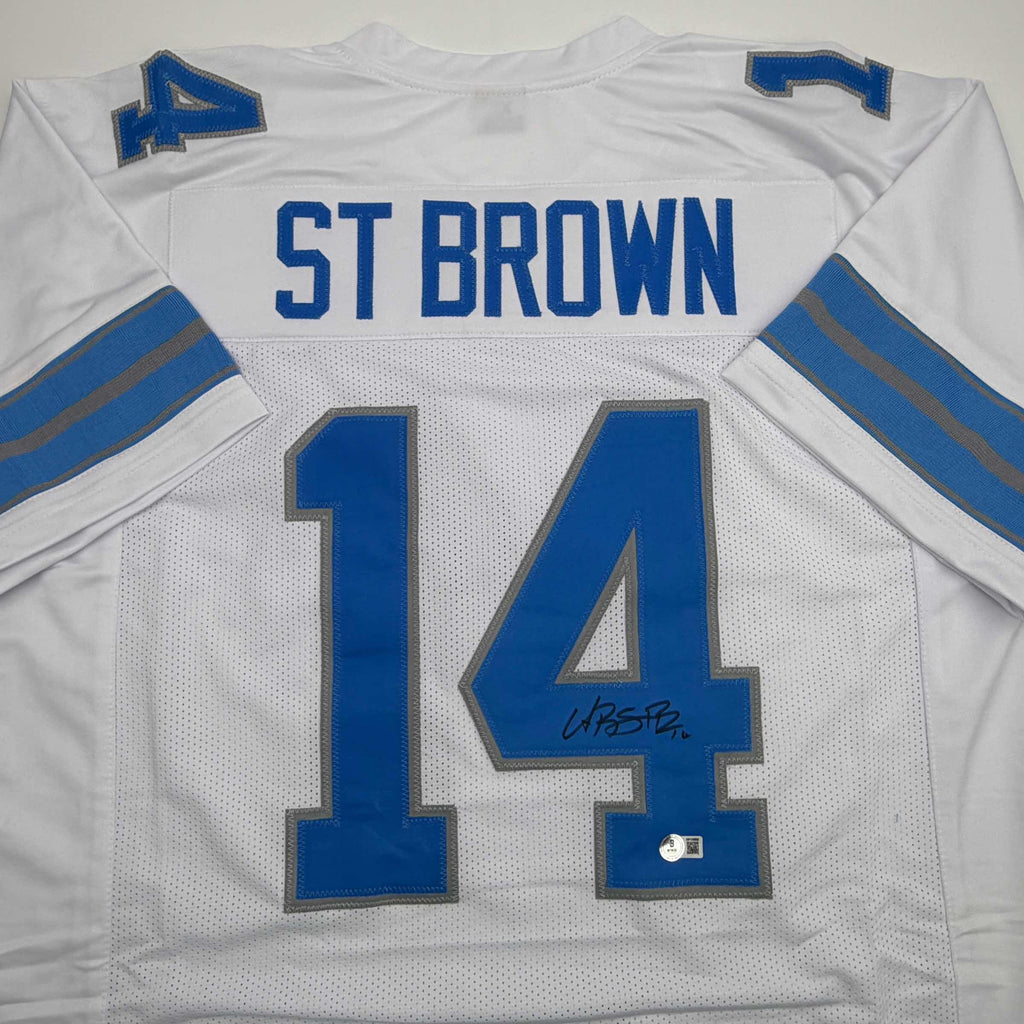 autographed-signed-amon-ra-st-brown-detroit-white-football-jersey-beckett-bas-coa