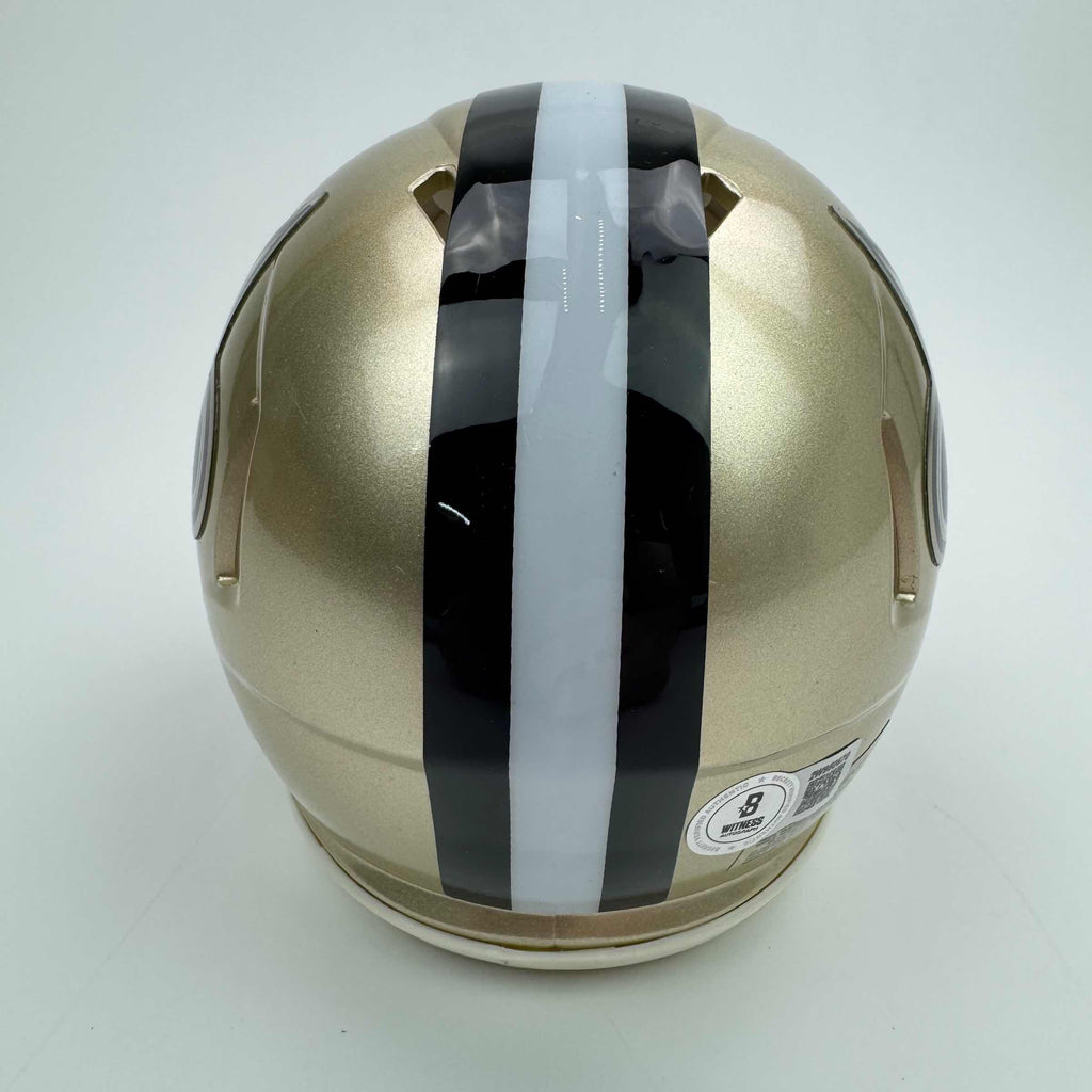 autographed-signed-alvin-kamara-new-orleans-saints-football-mini-helmet-beckett-bas-coa