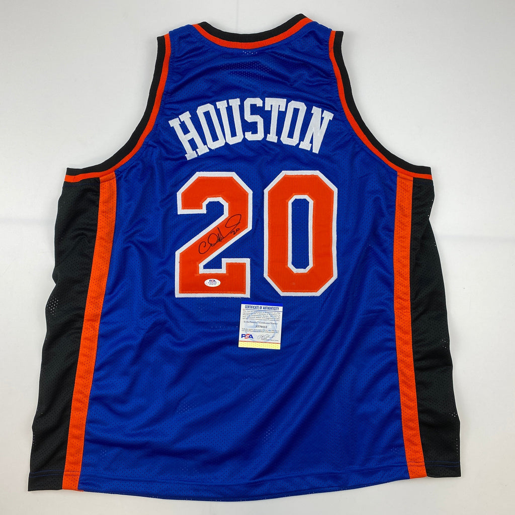 autographed-signed-allan-houston-new-york-blue-basketball-jersey-psa-dna-coa