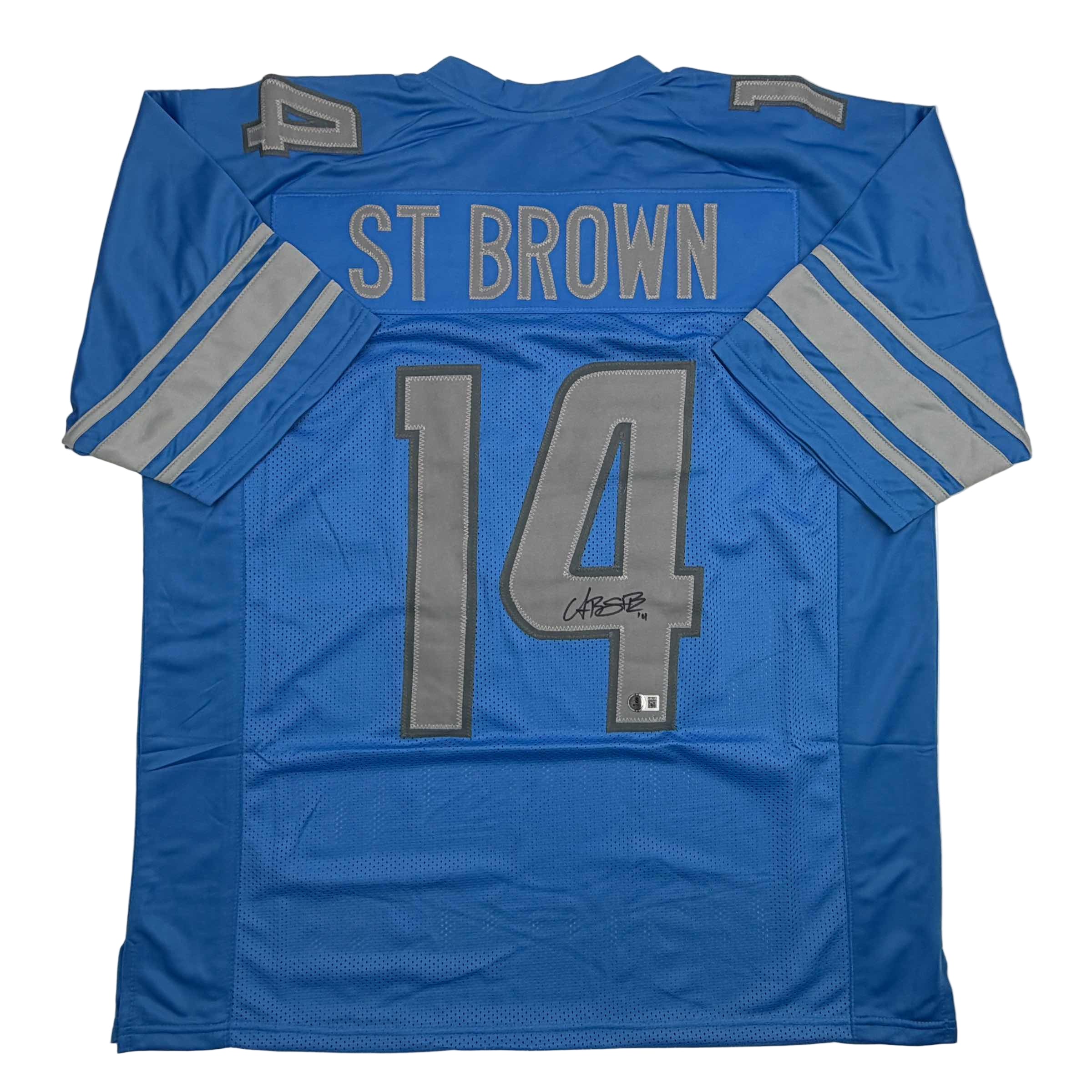 autographed-signed-amon-ra-st-brown-detroit-blue-football-jersey-beckett-bas-coa