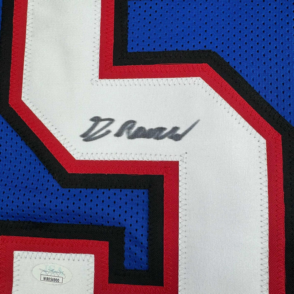 autographed-signed-greg-rousseau-buffalo-blue-football-jersey-jsa-coa