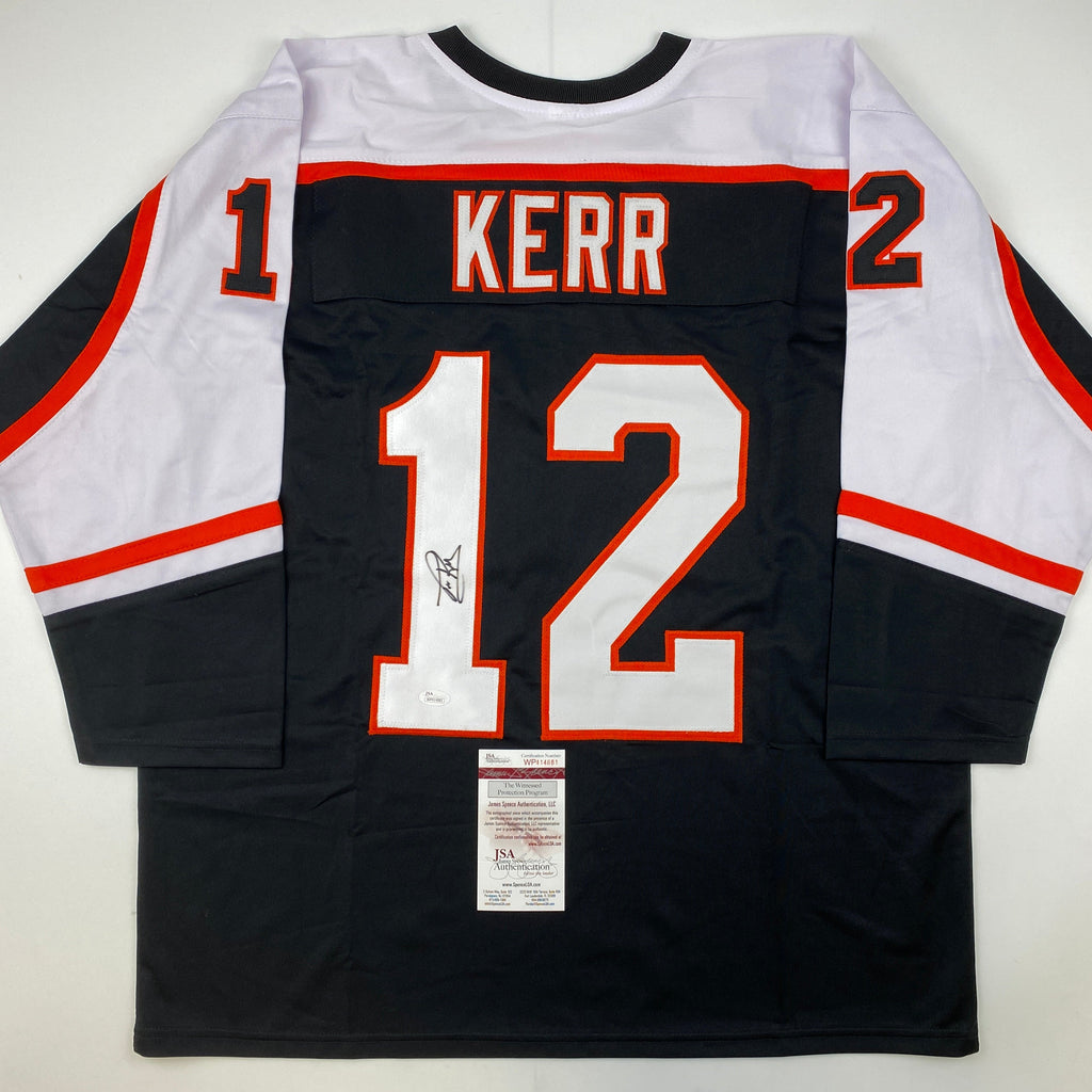 autographed-signed-tim-kerr-philadelphia-black-hockey-jersey-jsa-coa