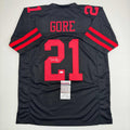 autographed-signed-frank-gore-san-francisco-black-football-jersey-beckett-bas-coa