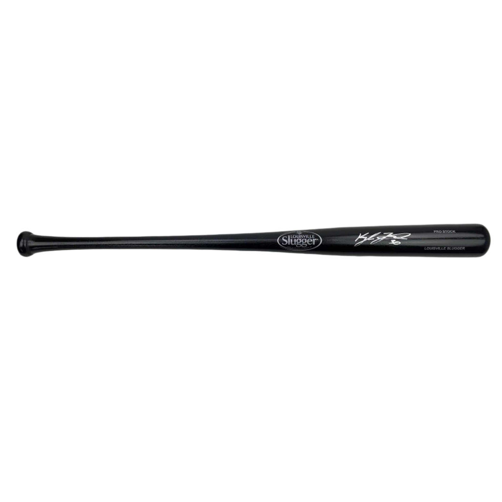 autographed-signed-kyle-tucker-black-louisville-slugger-baseball-bat-beckett-bas-coa