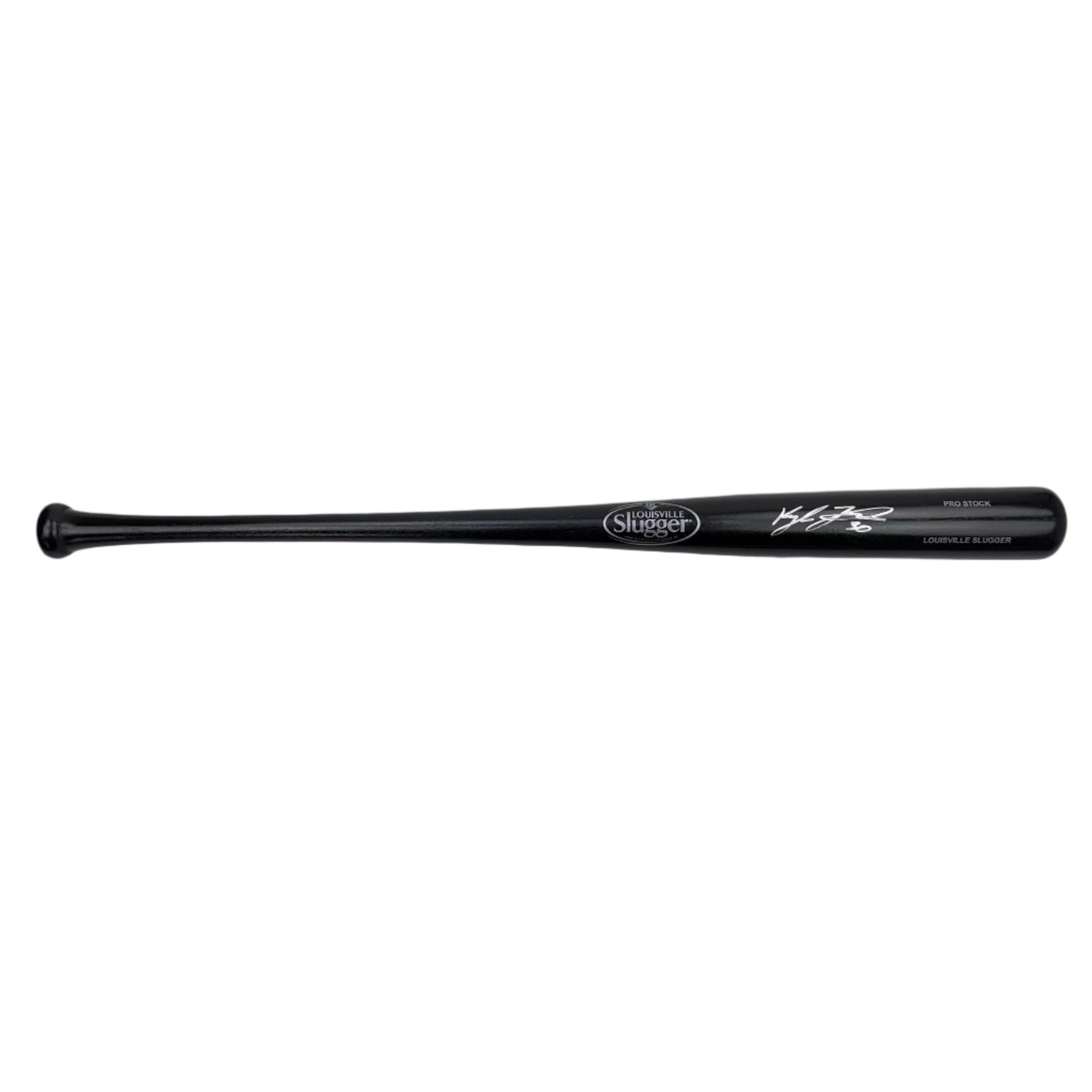 autographed-signed-kyle-tucker-black-louisville-slugger-baseball-bat-beckett-bas-coa