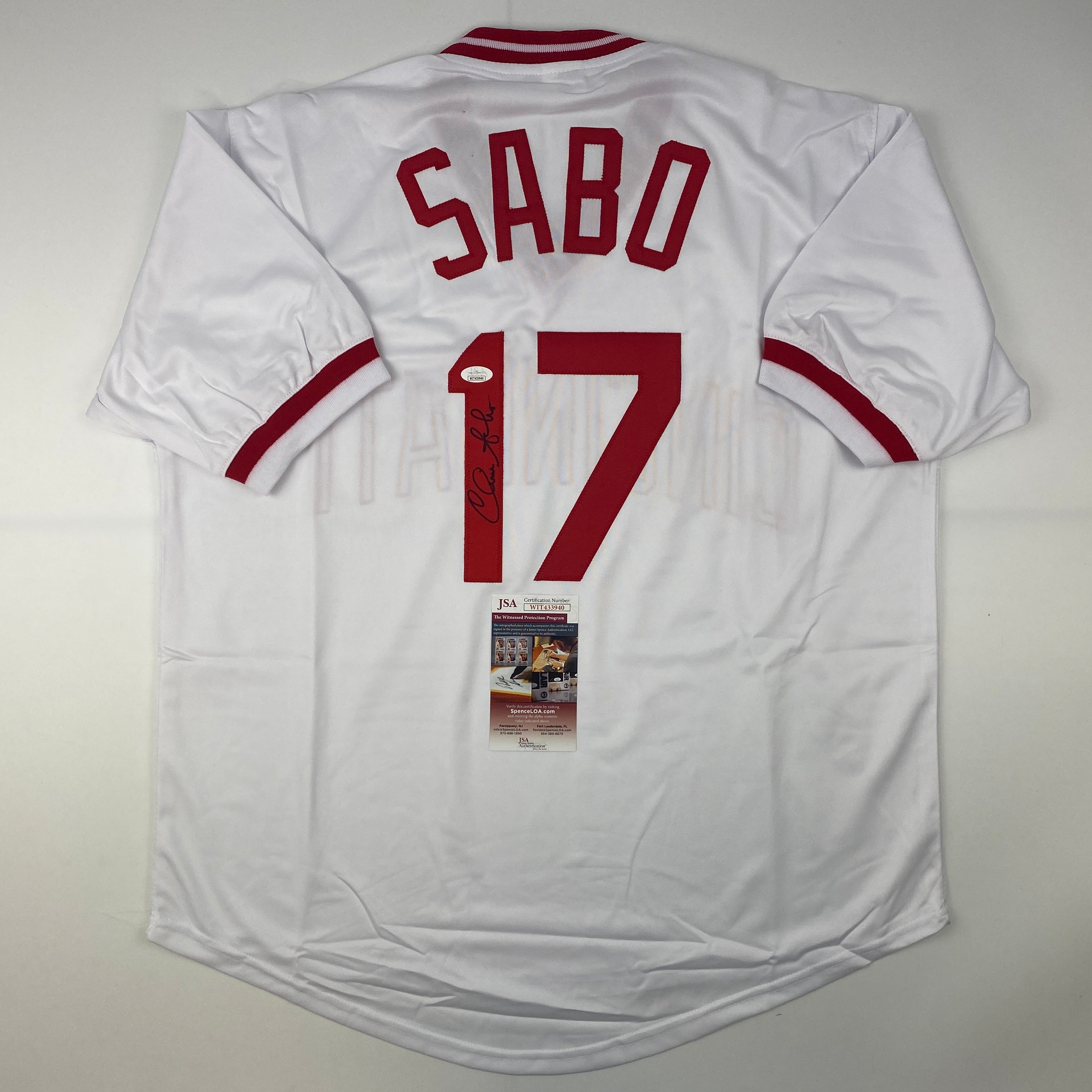 autographed-signed-chris-sabo-cincinnati-white-baseball-jersey-jsa-coa