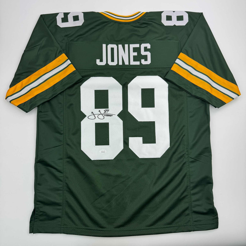 autographed-signed-james-jones-green-bay-green-football-jersey-jsa-coa