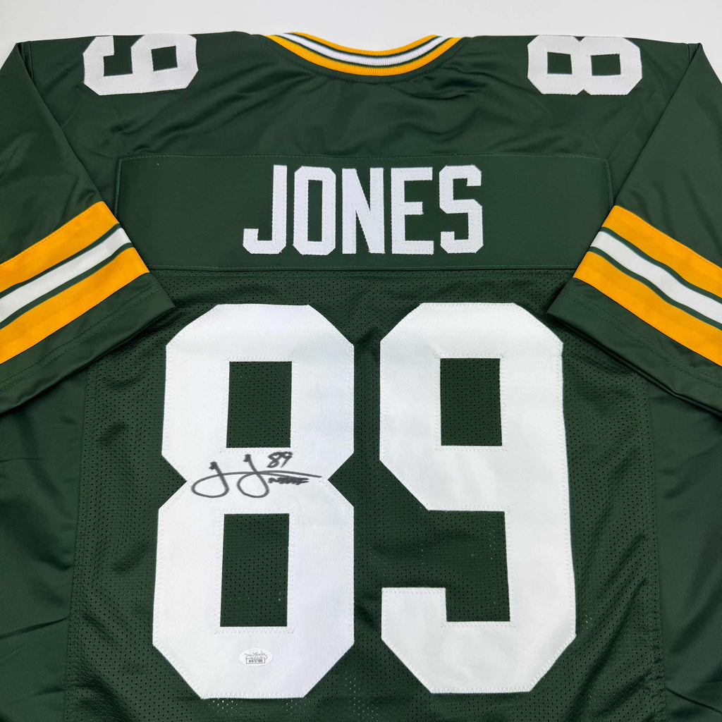 autographed-signed-james-jones-green-bay-green-football-jersey-jsa-coa
