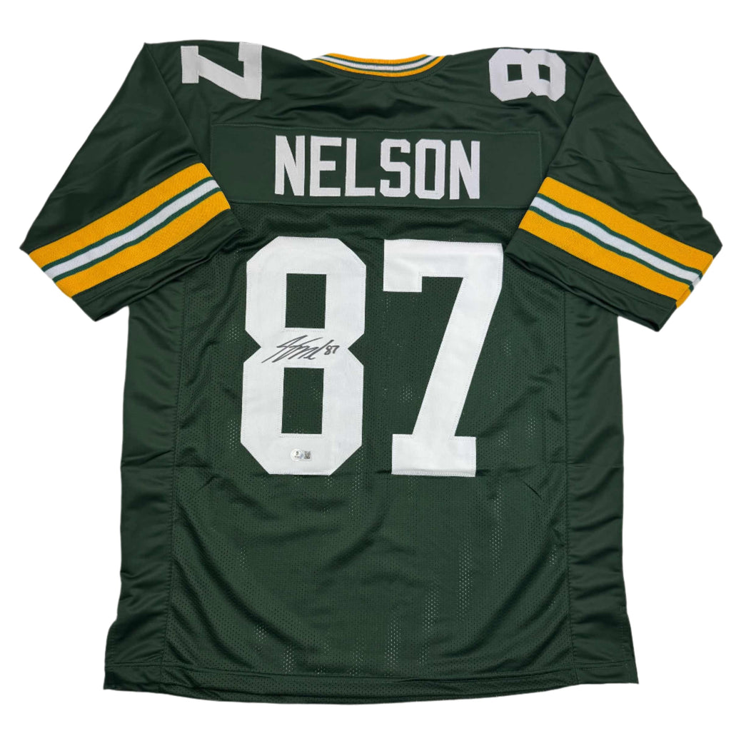 autographed-signed-jordy-nelson-green-bay-green-football-jersey-jsa-coa