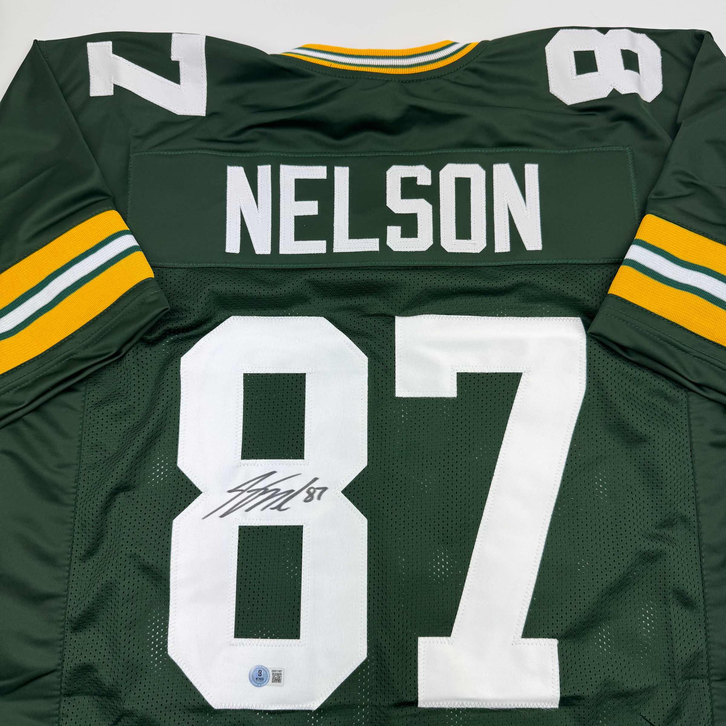 autographed-signed-jordy-nelson-green-bay-green-football-jersey-jsa-coa