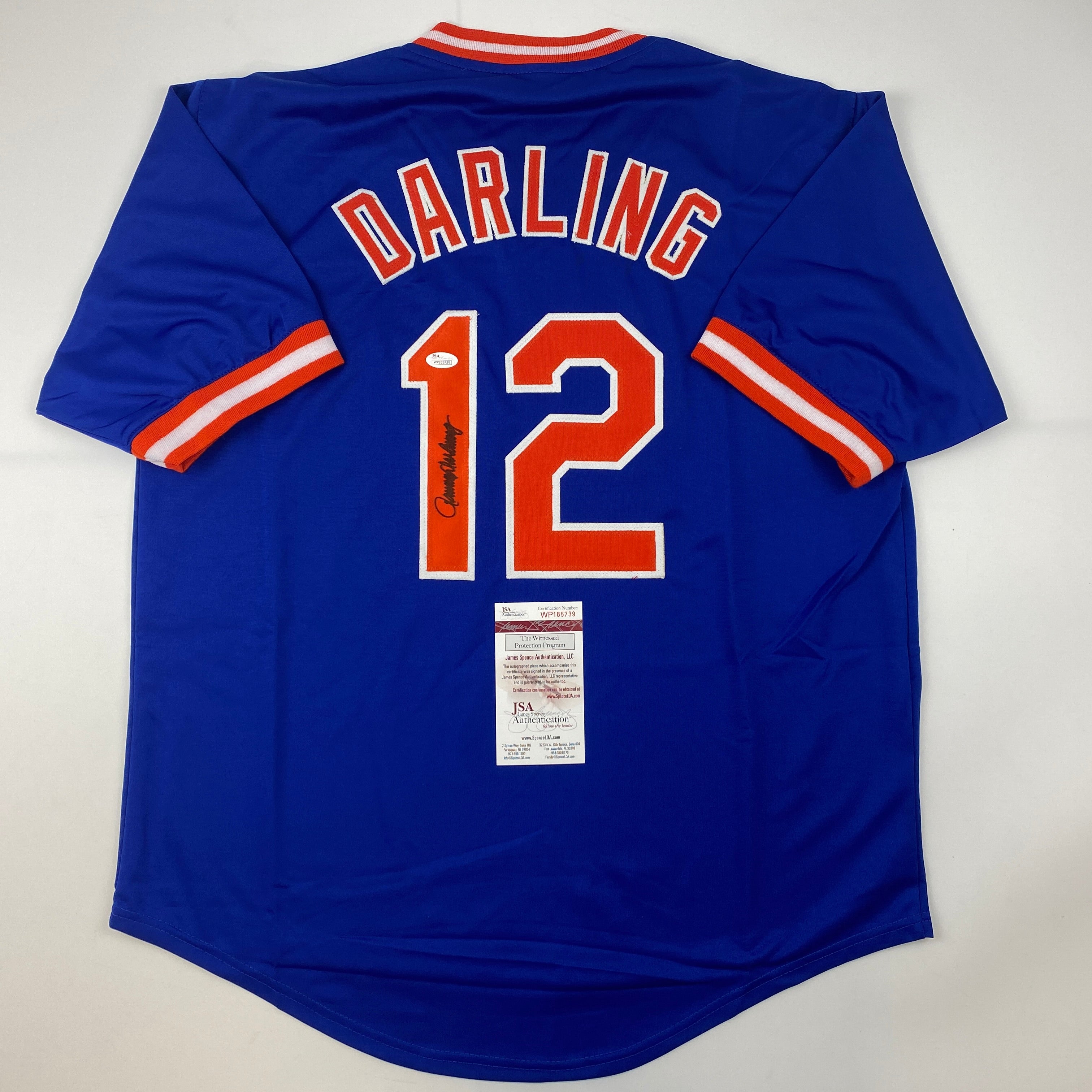 autographed-signed-ron-darling-new-york-blue-baseball-jersey-jsa-coa
