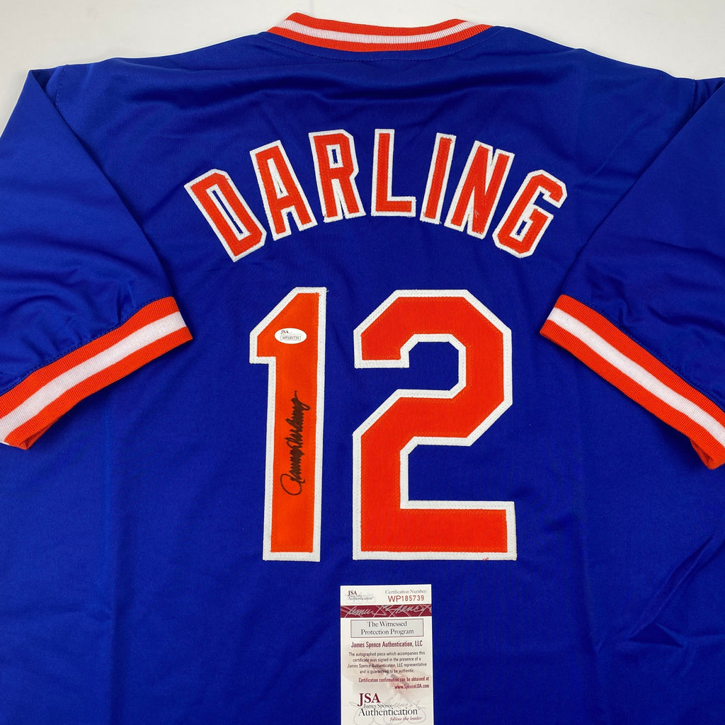 autographed-signed-ron-darling-new-york-blue-baseball-jersey-jsa-coa