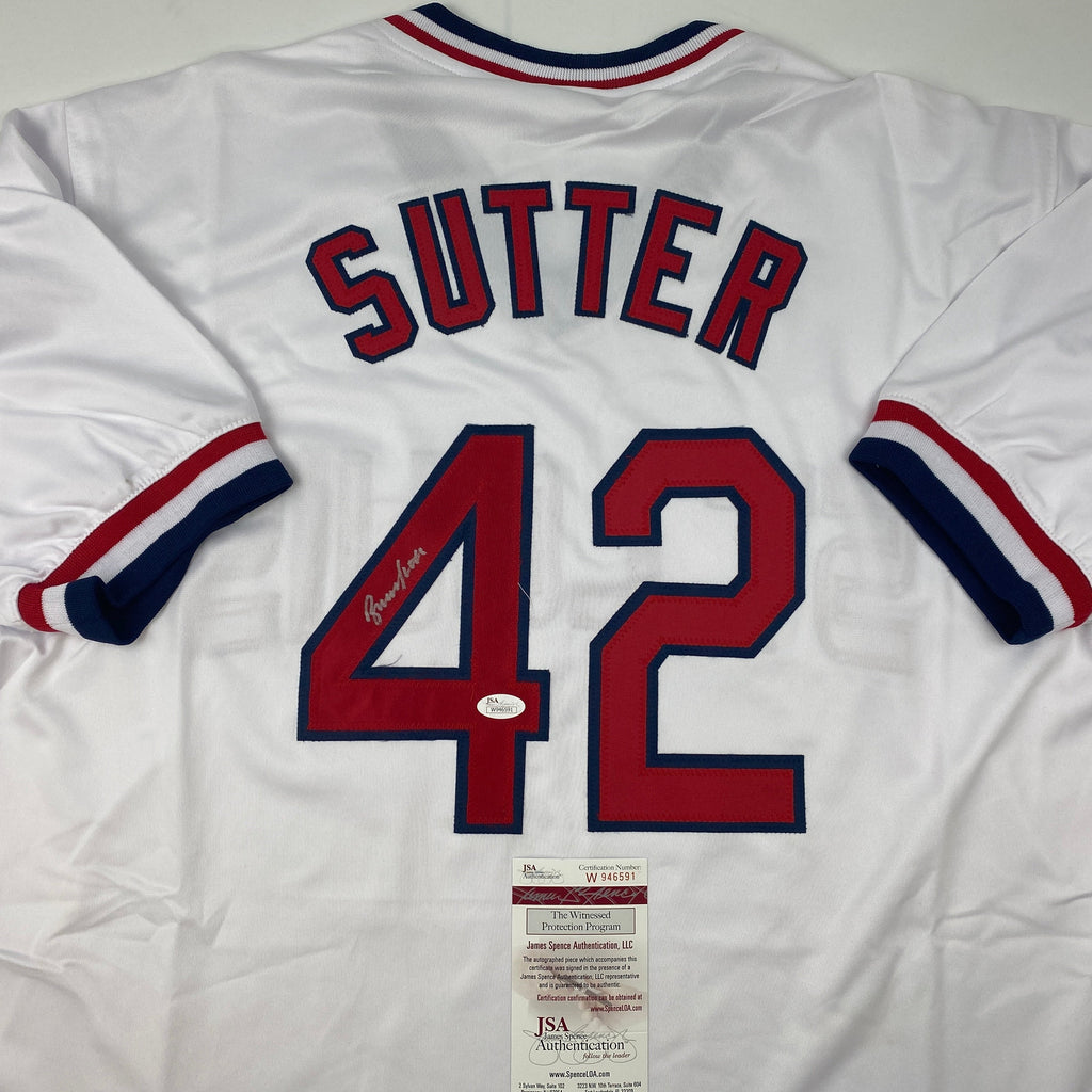 autographed-signed-bruce-sutter-st-louis-white-baseball-jersey-jsa-coa