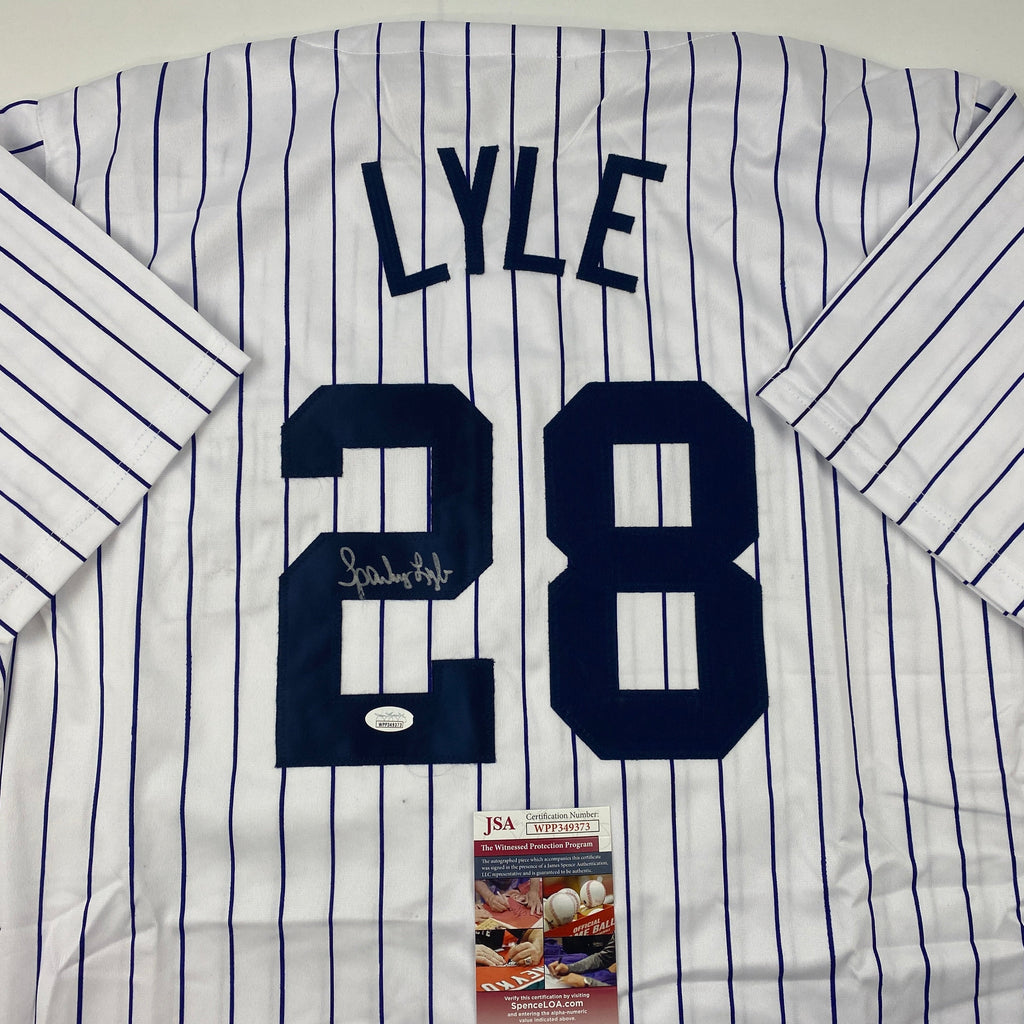 autographed-signed-sparky-lyle-new-york-pinstripe-baseball-jersey-jsa-coa