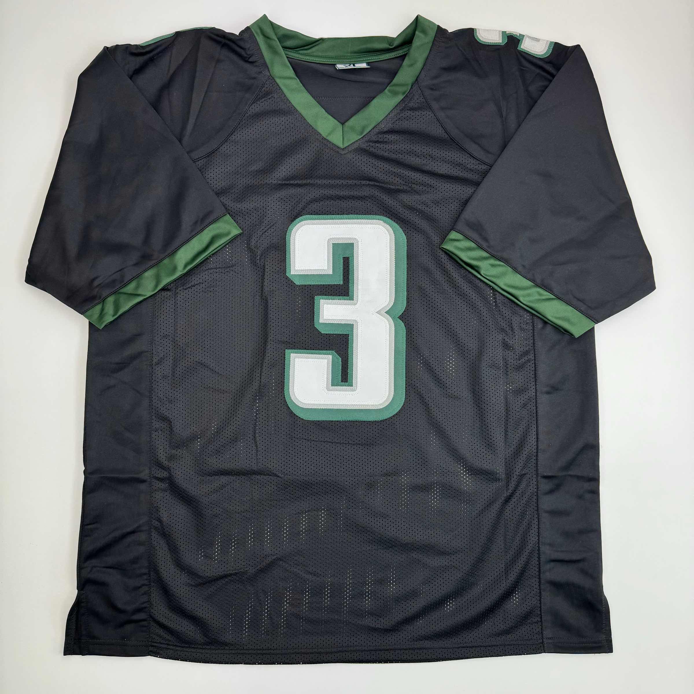 autographed-signed-nolan-smith-jr-philadelphia-black-football-jersey-jsa-coa